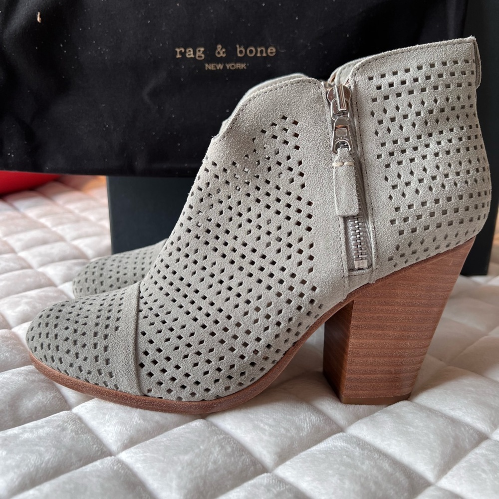 Rag & Bone Margot Women's Grey Ankle Boots